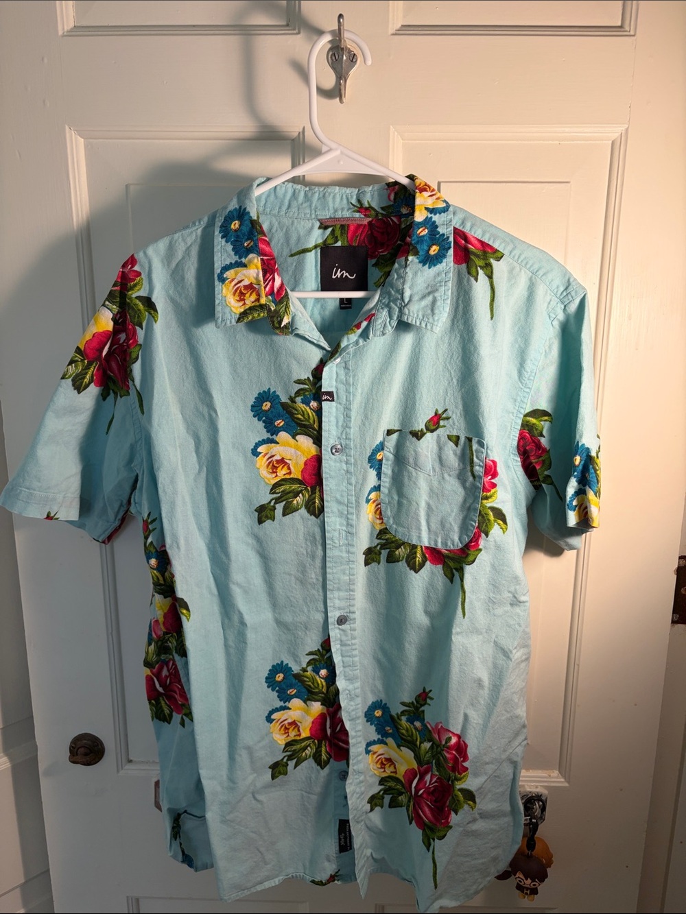 Imperial Motion Short Sleeve Button Down Hawaiian Mens Summer Floral Dress Shirt